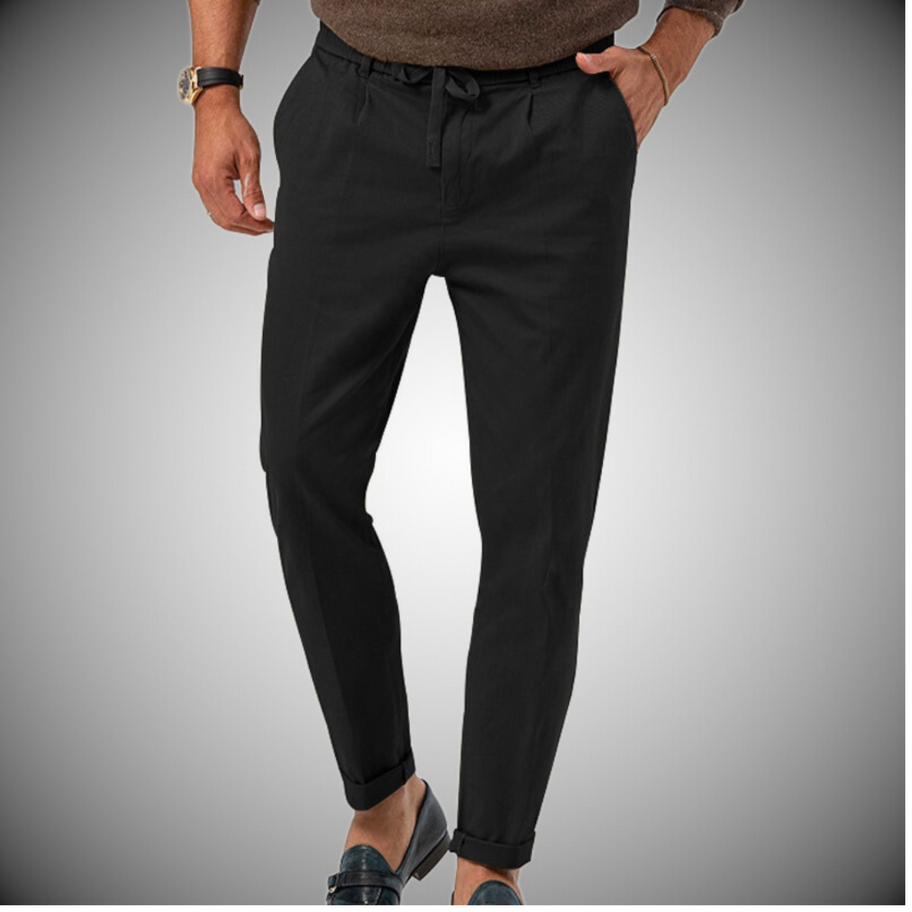 WW | Herren Schwarz Hose Sommer