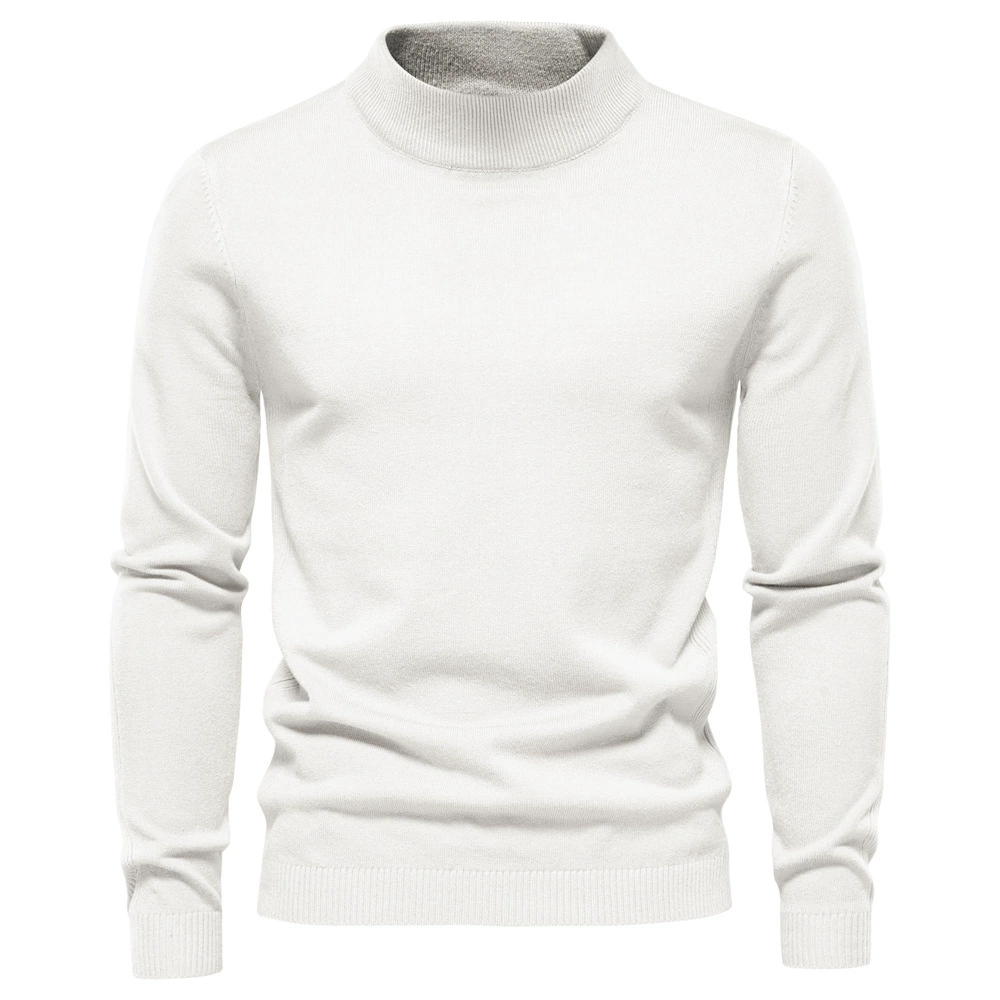 WW | Rollkragenpullover Herren Schwarz Strick Pullover
