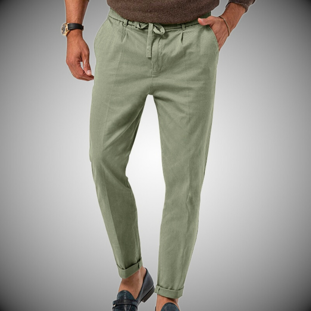 WW | Herren Schwarz Hose Sommer