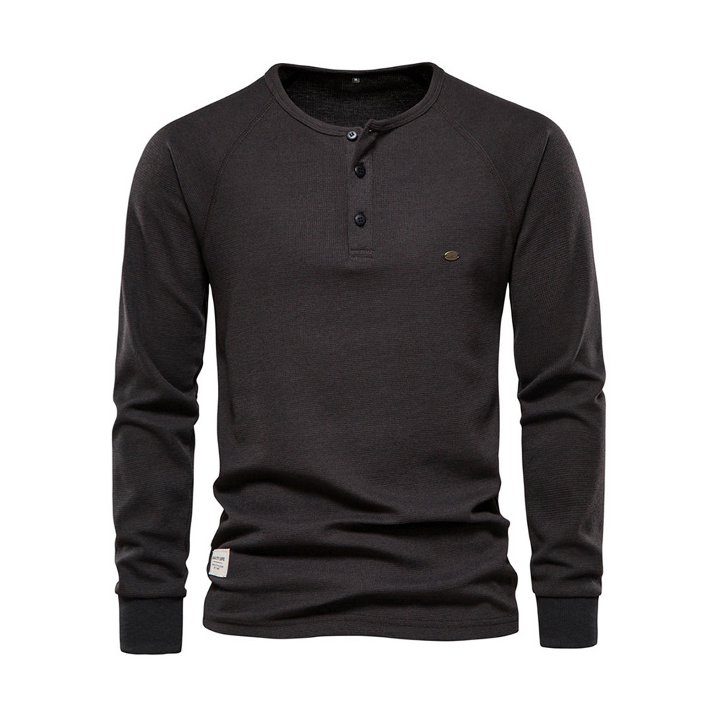 WW | Herren Langarm Sweatshirt In Schwarz