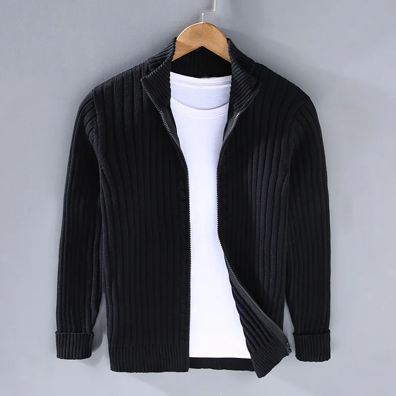 W&W Mode | Merino Zip Strickjacke Für Herren