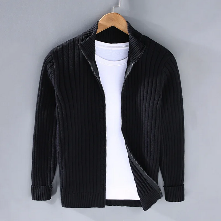 W&W Mode | Merino Zip Strickjacke Für Herren