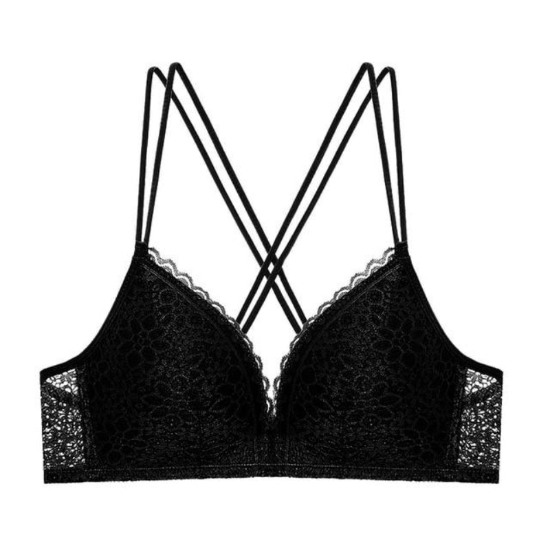 WW | Nahtloser Push up Spitzenblumen Bh Kabellose Verstellbare