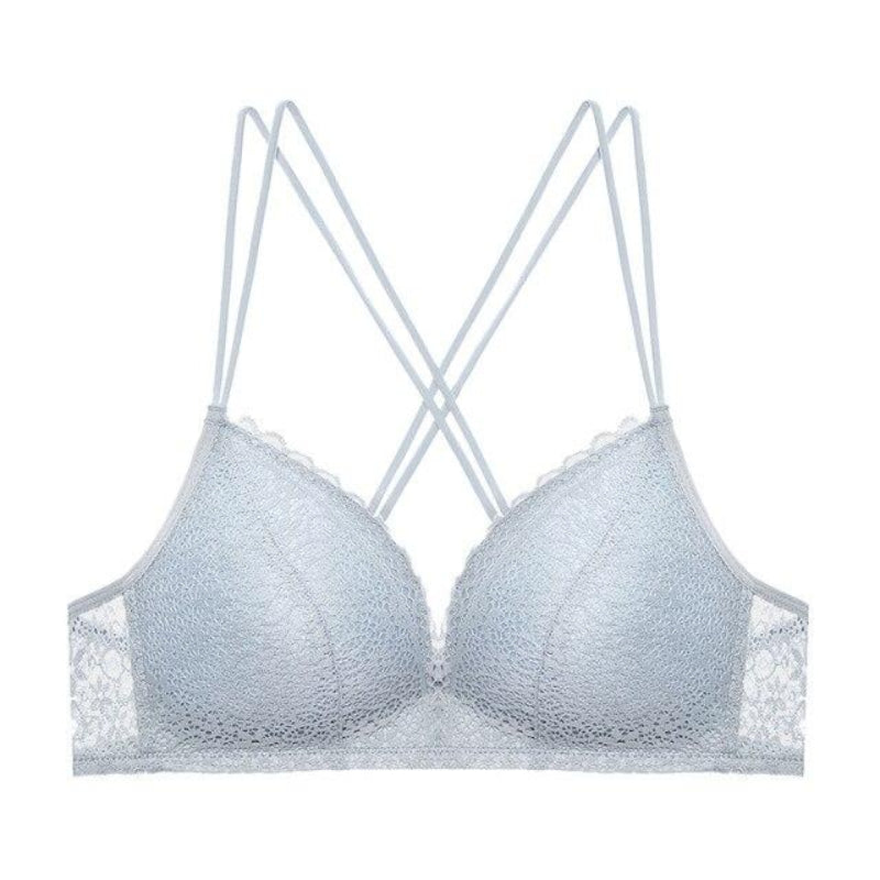 WW | Nahtloser Push up Spitzenblumen Bh Kabellose Verstellbare