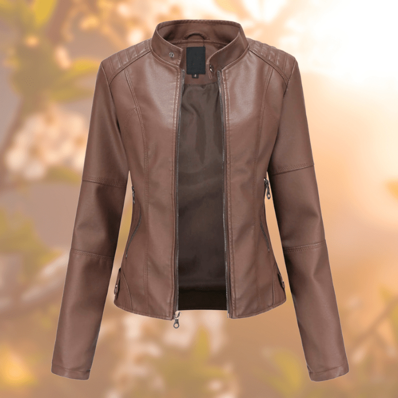 WW | Damen Lederjacke Einzigartiges Design & Bequeme Passform Damen Lederjacke