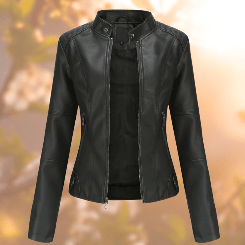 WW | Damen Lederjacke Einzigartiges Design & Bequeme Passform Damen Lederjacke