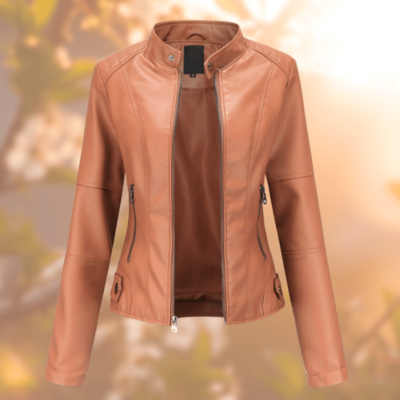 WW | Damen Lederjacke Einzigartiges Design & Bequeme Passform Damen Lederjacke