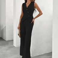 WW | Elegantes Jumpsuit Satz Für Jeden Anlass Damen Anzug