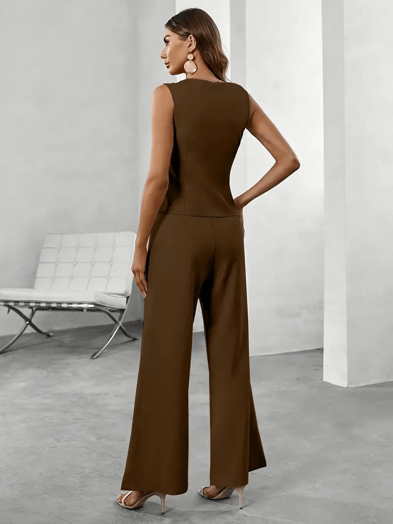WW | Elegantes Jumpsuit Satz Für Jeden Anlass Damen Anzug