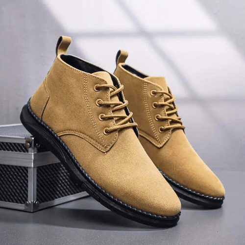 W&W Mode | Herren Schuhe Chukka Boots Luxuriöses Wildleder Herren Schuhe Lässiges Design