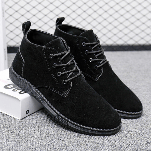 W&W Mode | Herren Schuhe Chukka Boots Luxuriöses Wildleder Herren Schuhe Lässiges Design