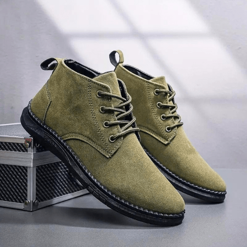 W&W Mode | Herren Schuhe Chukka Boots Luxuriöses Wildleder Herren Schuhe Lässiges Design