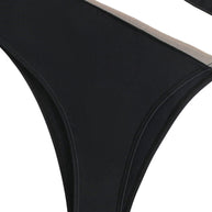 WW | Sexy Cheeky Durchsichtiger Mesh Panel Ein Schulter Brasilianischer Einteiler Badeanzug
