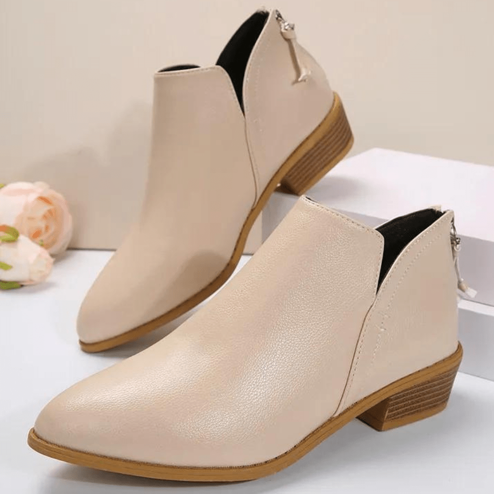 W&W Mode | Elegante Knöchelstiefel Damenstiefel