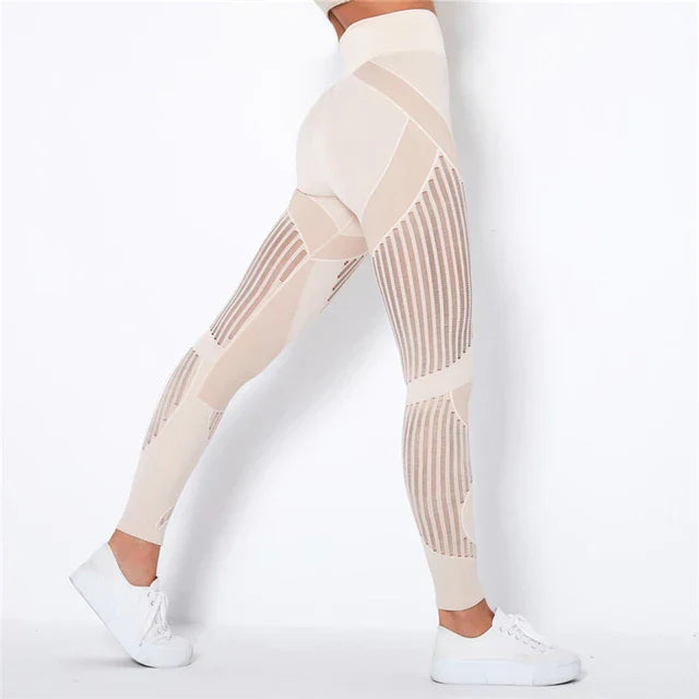 Damen Leggings mit hohem Bund und Kompressionspassform