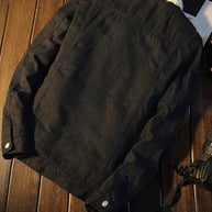 WW | Sherpa Knopf Fleece Männer Winter Denim Jacke