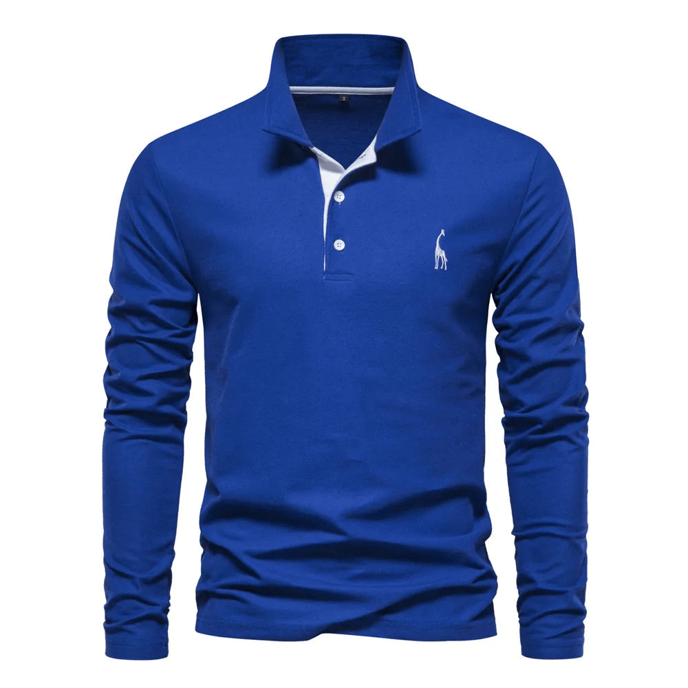 WW | Herren Polo Shirt Mit Langen Ärmeln