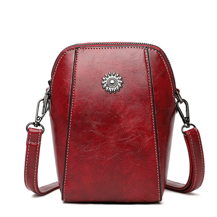 W&W Mode | Elegante Leder Umhängetasche