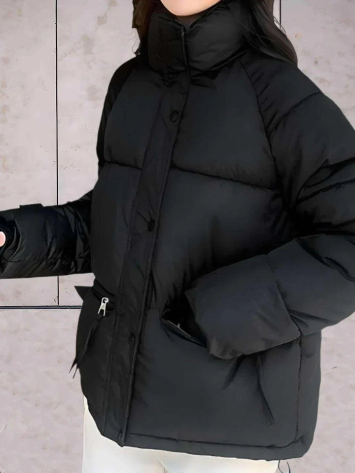 W&W Mode | Parkajacke mit Stehkragen und Doppelverschluss