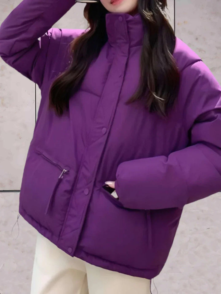 W&W Mode | Parkajacke mit Stehkragen und Doppelverschluss