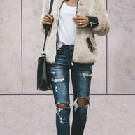 WW - Jacke mit Rundhalsausschnitt
