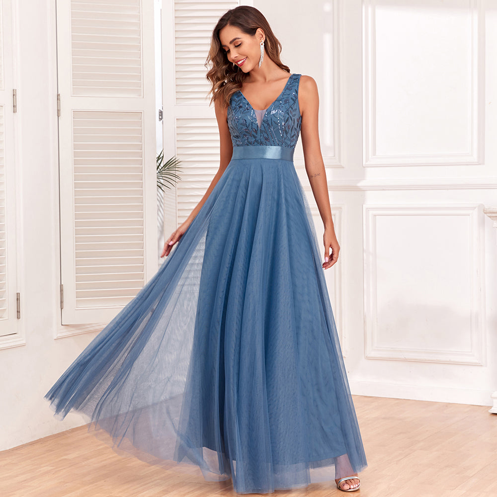 W&W Mode | Trägerloses Abendkleid