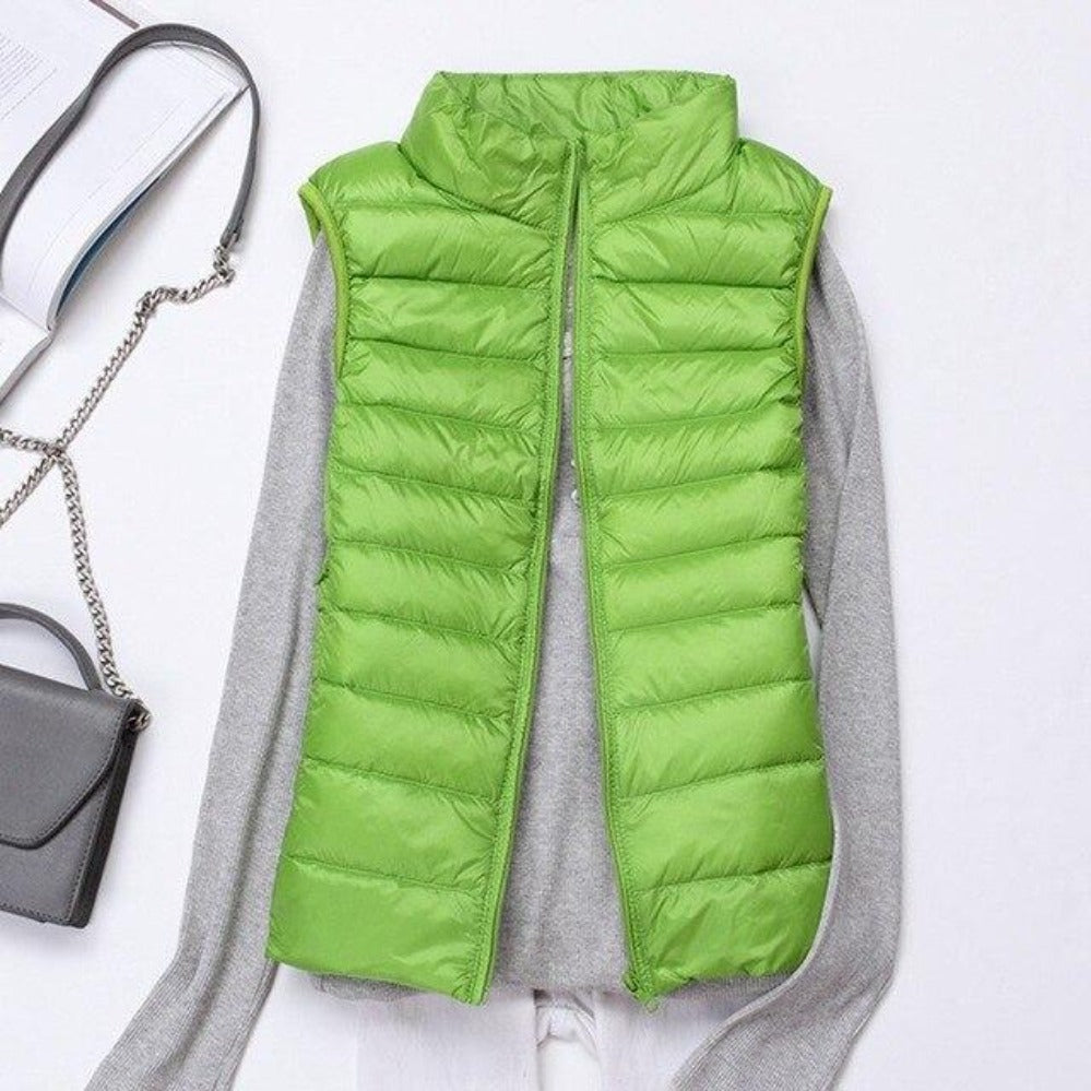 WW | Ärmelloser Ultralight Daunen Warm Mantel