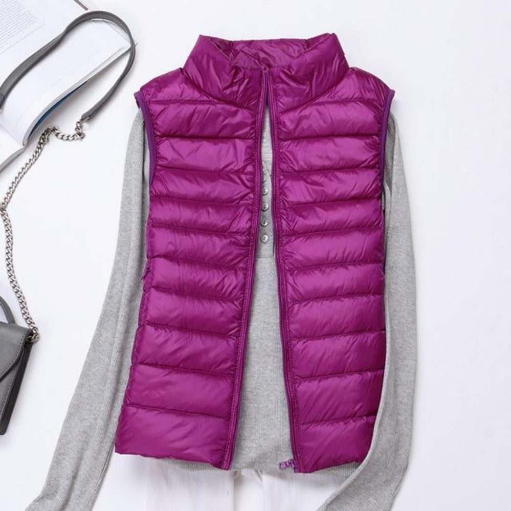 WW | Ärmelloser Ultralight Daunen Warm Mantel