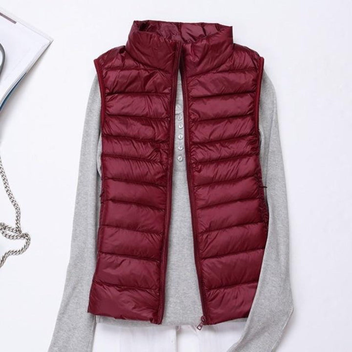 W&W Mode | Ärmelloser Ultralight Daunen Warm Mantel