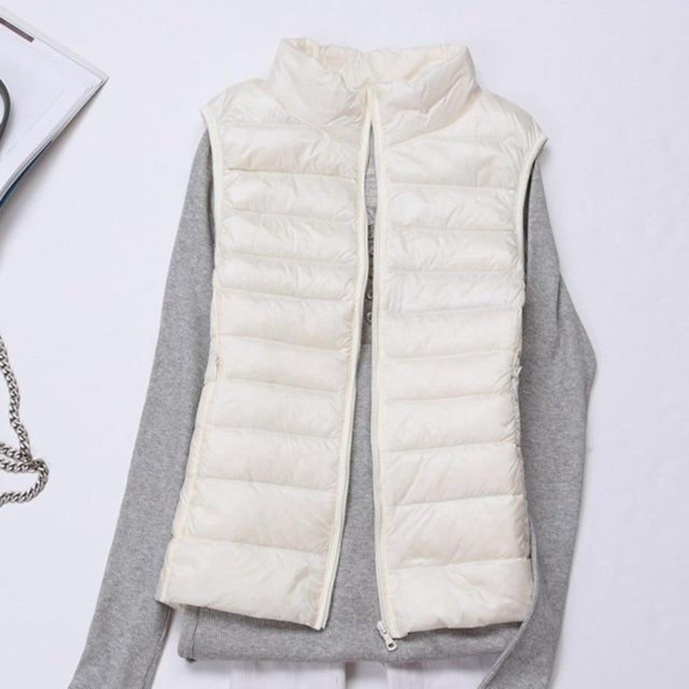 WW | Ärmelloser Ultralight Daunen Warm Mantel