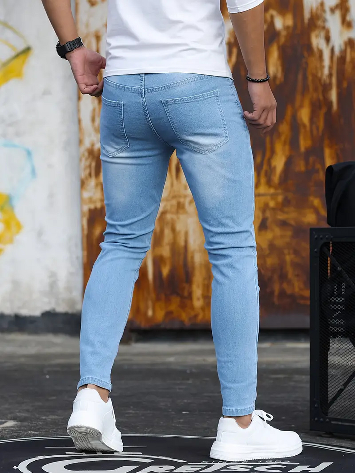 W&W Mode | Herren Bequeme Slim Fit Jeans
