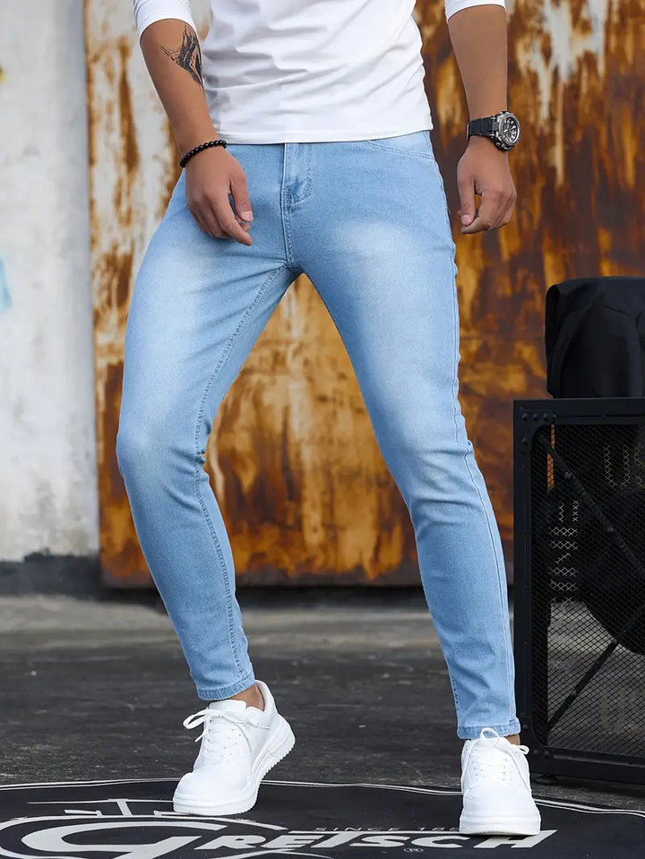 W&W Mode | Herren Bequeme Slim Fit Jeans
