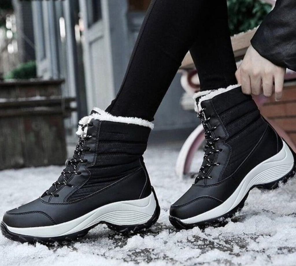 WW | Schnee Wasserfest Rutschfest Dicke Fell Plateau Stiefel