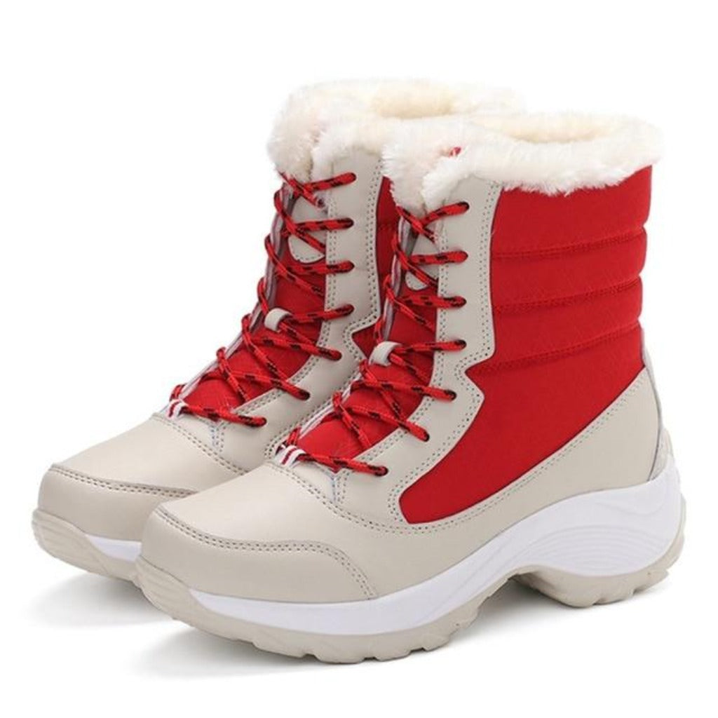 WW | Schnee Wasserfest Rutschfest Dicke Fell Plateau Stiefel