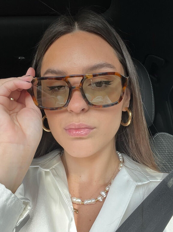 W&W Mode – Vintage Sonnebrille Damen im Leopardenprint | Retro Sunglasses Women