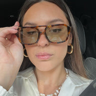 WW – Vintage Sonnebrille Damen im Leopardenprint | Retro Sunglasses Women