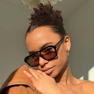 WW – Vintage Sonnebrille Damen im Leopardenprint | Retro Sunglasses Women