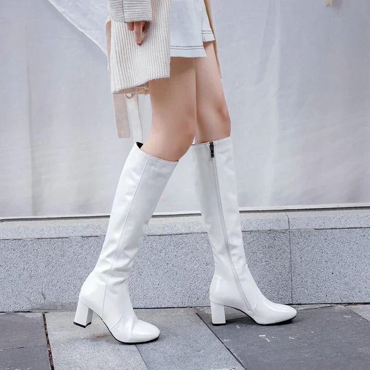 WW | Hohe Lackstiefel Für Damen