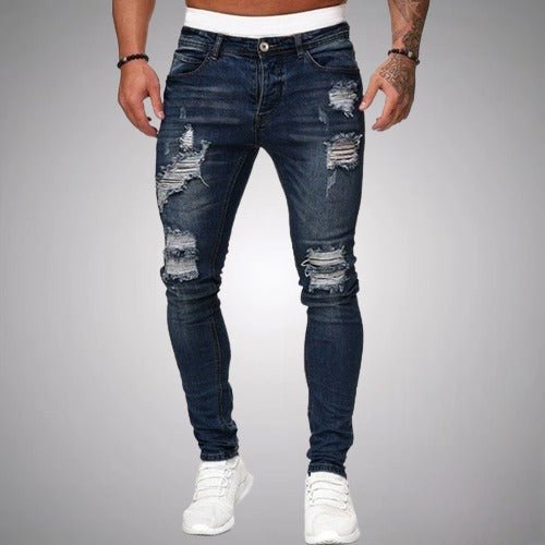 WW | Dehnbare Ripped Jeans Für Männer