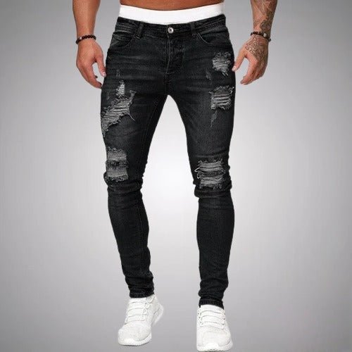 W&W Mode | Dehnbare Ripped Jeans Für Männer