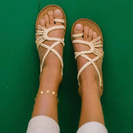 WW | Damen Bunte Strandsandalen