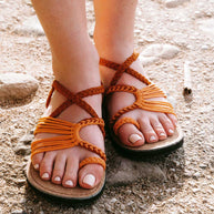 WW | Damen Bunte Strandsandalen