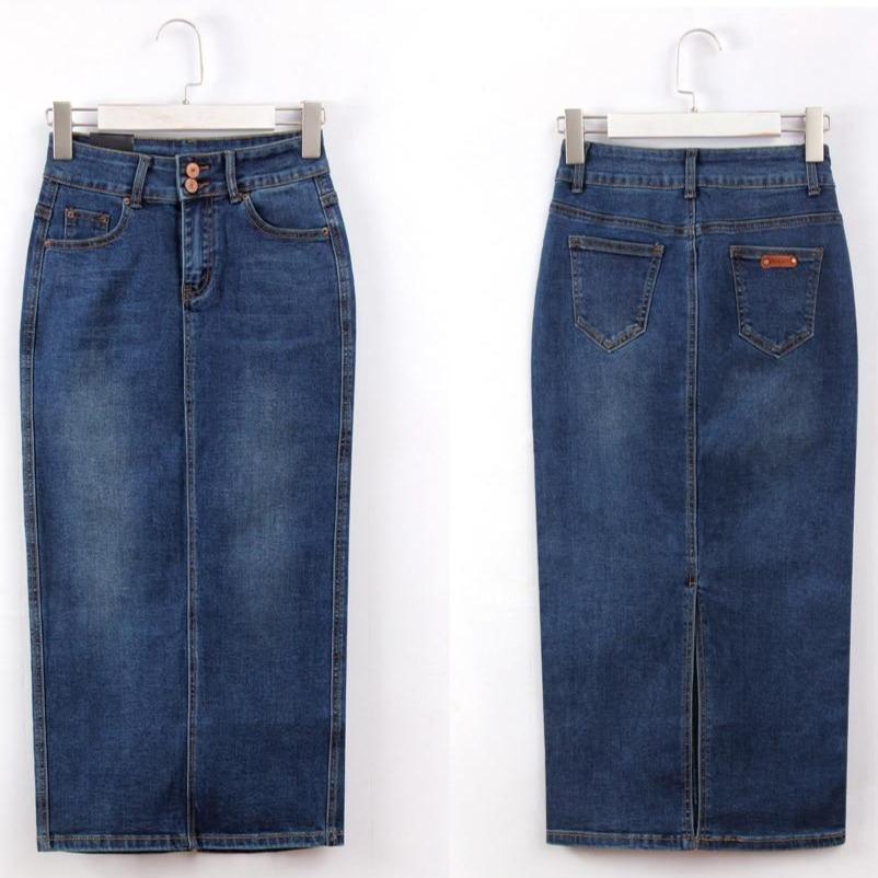 Bleistiftrock aus Denim