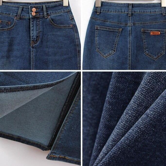 Bleistiftrock aus Denim