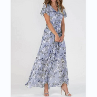 WW | Elegantes, Blumiges Maxi-Kleid für Damen