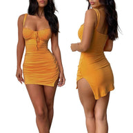 Minikleid | Mit tiefem Ausschnitt