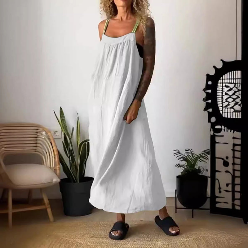 WW | Weiche Baumwoll Leinen Kleid