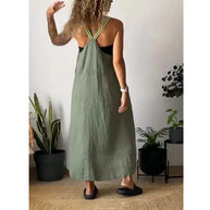 WW | Weiche Baumwoll Leinen Kleid