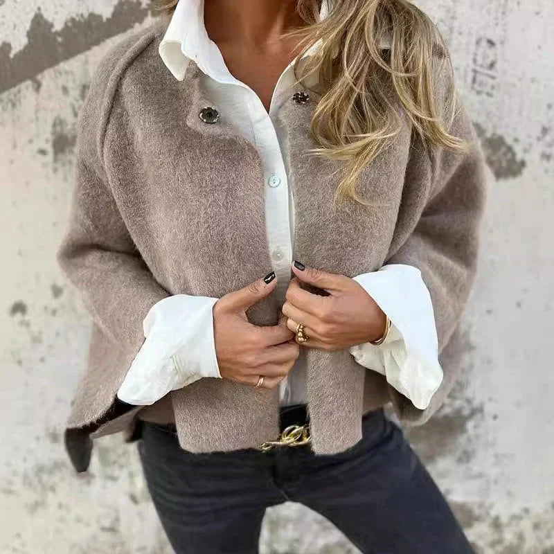 W&W Mode | gemütliche cropped Jacke für Damen