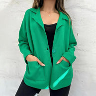 WW | Elegante Jacke mit Taschen für Damen